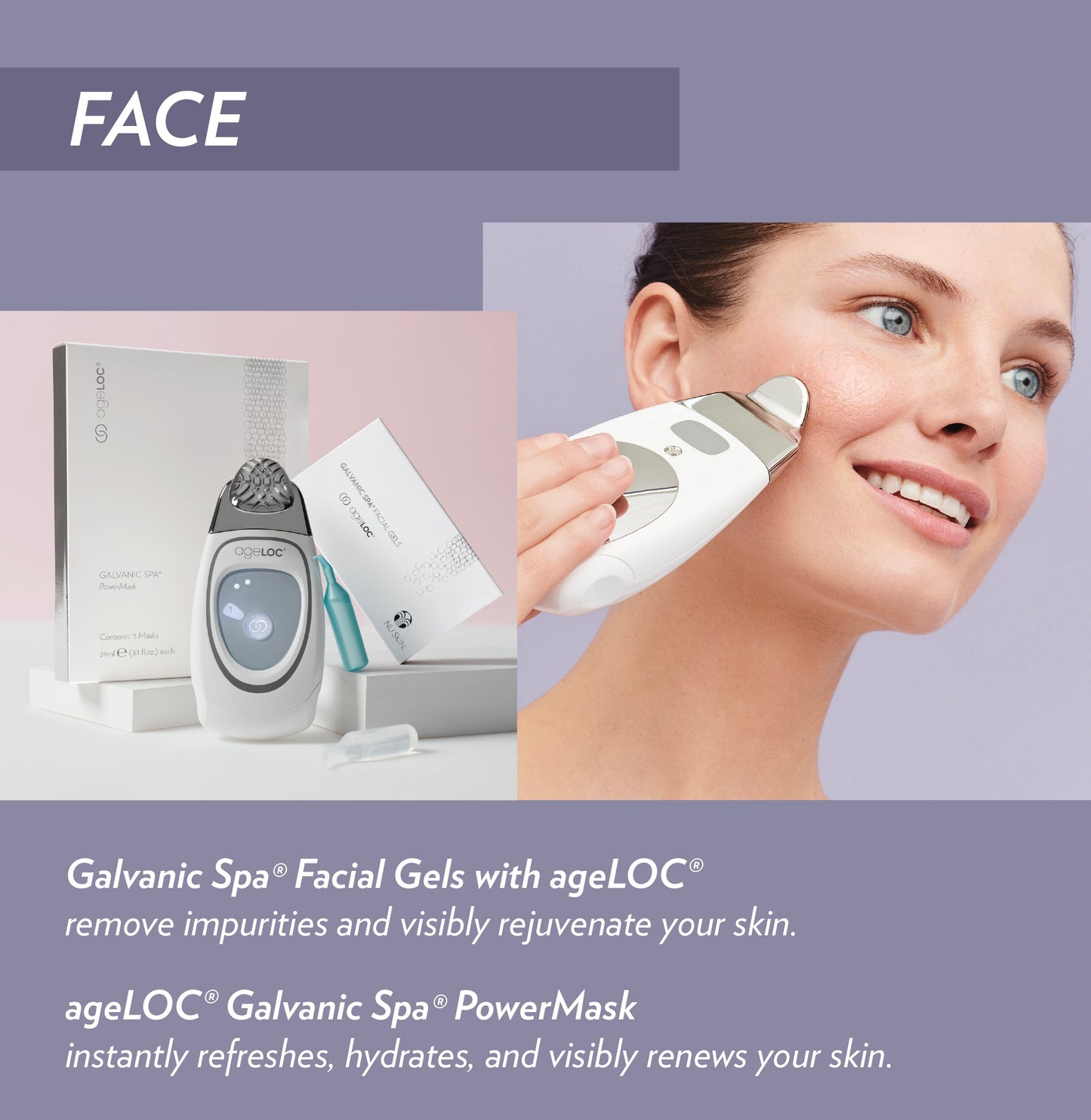 Galvanic Spa Facial Gels