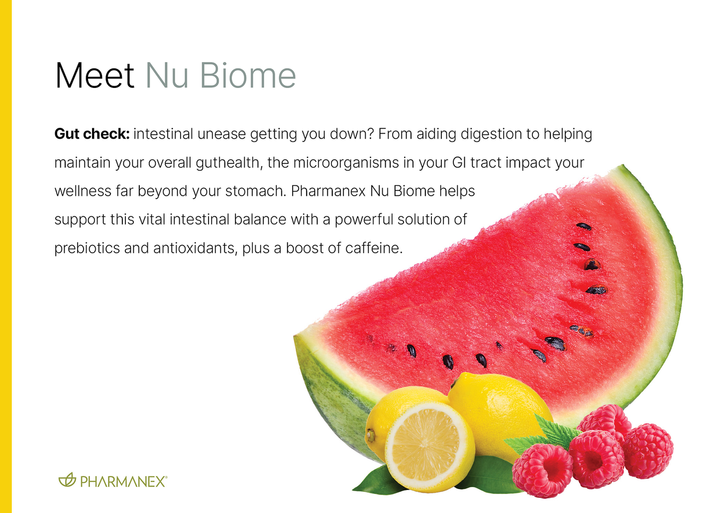Nu Biome Gut Health (Prebiotic and Postbiotic) - 30 day pack