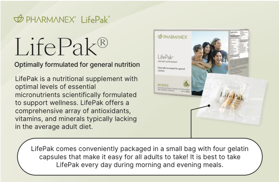 LifePak - Comprehensive Daily Nutrition for Under 40’s