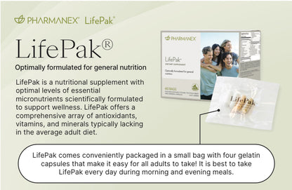 LifePak - Comprehensive Daily Nutrition for Under 40’s